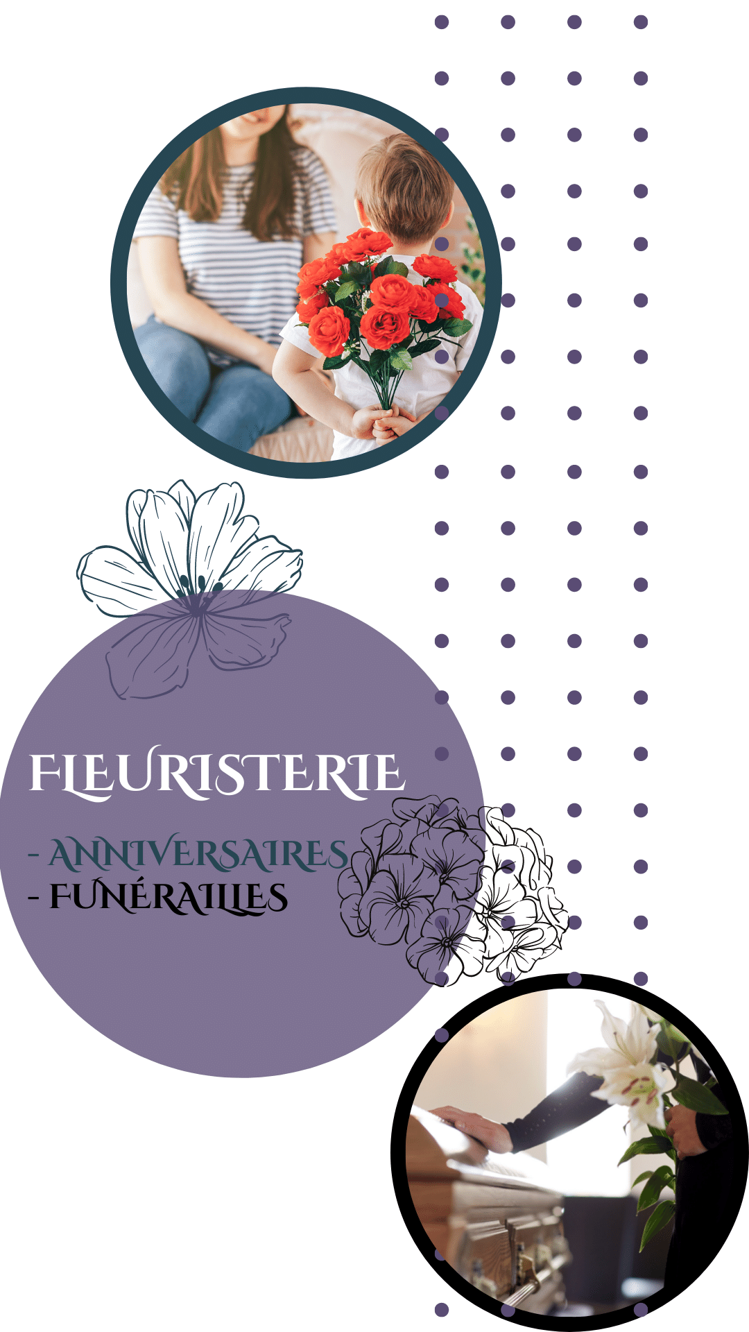Fleuristerie — Anniversaires et funérailles
